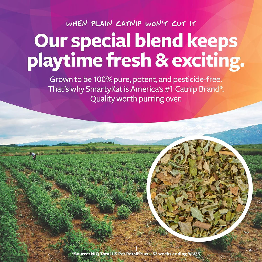 (3 Count) Skitter Critters Catnip Cat Toys - Gray/Cream, 3 Count